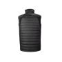 BLACK COMPASS PADDED SOFTSHELL GILET, BLACK/YELLOW, 4XL, RESULT