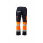 Working fluorescent orange/navy blue XXL