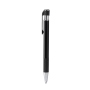 BLOMY balpen van gerecycled aluminium met matte finish - zwart
