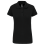 Ladies' short sleeve piqué polo shirt Black XS Ladies' short sleeve piqué polo shirt Black XS