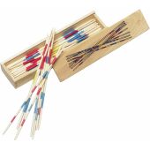Houten mikadospel Cas bruin