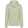 Ecologische uniseks sweater met capuchon Celadon Green XXS