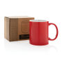 Keramische classic mok 350 ml, rood Keramische classic mok 350 ml, rood
