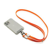 Nivo RCS recycled PET Crossbody lanyard, oranje