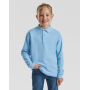 Kids 65/35 Long Sleeve Polo - White - 104 (3-4)