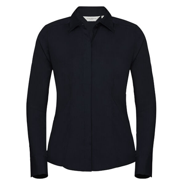 Ladies Fitted Poplin Shirt- LSL