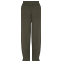 Verwassen damesbroek in linnen Washed Organic Khaki XXL