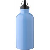 Gerecyclede roestvrijstalen enkelwandige fles (400 ml) Sable zwart
