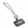 Sleutelhanger & telefoonhouder met koord met leren uiteinde.