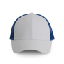 Truckerpet - 6 panelen White / Royal Blue One Size