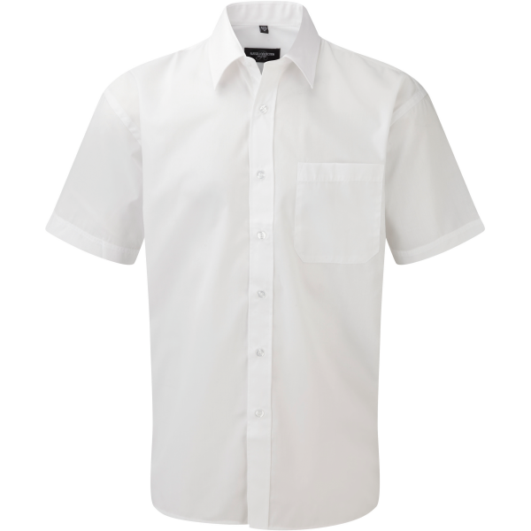 Men's Ss Polycotton Popelinehemd Men's Ss Polycotton Popelinehemd