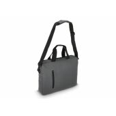 PU SoMa laptop messenger tas 28 x 38 x 5 cm - Grijs