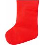 Non-woven (80 gr/m²) kerst sok Jasleen rood/wit