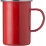 Emaille mok (450 ml) Ayden rood