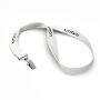 Bamboe zeefdruk lanyard Bamboe zeefdruk lanyard