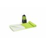 R-PET sneldrogende sport handdoek 40x80cm met etui (200g/m²) sublimatie  - Lichtgroen