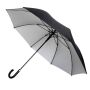 FALCONE - Grote paraplu - Automaat - Windproof -  120 cm - Zwart / Zilver