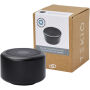 Rise 3W RCS recycled aluminium Bluetooth® mini speaker - Solid black