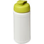 Baseline® Plus 500 ml sportfles met flipcapdeksel - Wit/Lime Baseline® Plus 500 ml sportfles met flipcapdeksel - Wit/Lime