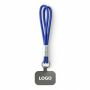 Sleutelhanger & telefoonhouder met koord met leren uiteinde.