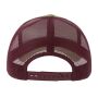 RAPPER COTTON-S, KHAKI/BURGUNDY, One size, ATLANTIS HEADWEAR