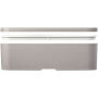 MIYO Renew 700 ml enkellaagse lunchbox - Kiezelgrijs/Wit MIYO Renew 700 ml enkellaagse lunchbox - Kiezelgrijs/Wit
