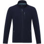 Amber GRS gerecycled heren fleece jas met volledige rits - Marineblauw - 2XL Amber GRS gerecycled heren fleece jas met volledige rits - Marineblauw - 2XL