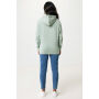 IQONIQ Rila lichtgewicht gerecycled katoen hoodie, iceberg green (L)