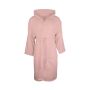 Bathrobe Deluxe Hooded Velours, 450 gr/m², Salmon Pink XXL/3XL