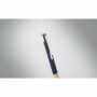 SPARTA - Pen van aluminium & Bamboe - Blauw