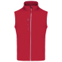Softshell met afritsbare mouwen Sporty Red 5XL
