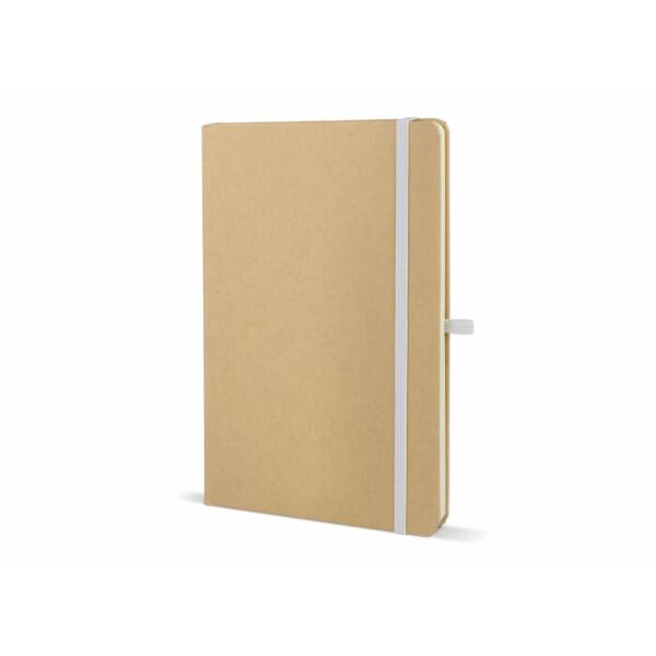 A5 notitieboek met kraftpapier omslag en gerecycled papier