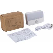 Recycled ABS oplaadbaar sensorlicht Ari wit