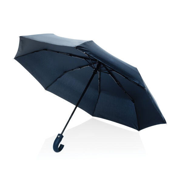 KENTO URBAN 21'' AWARE™ 190T RPET auto open-/sluitparaplu, donkerblauw KENTO URBAN 21'' AWARE™ 190T RPET auto open-/sluitparaplu, donkerblauw