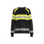 Dames T-shirt lange mouwen High Vis
