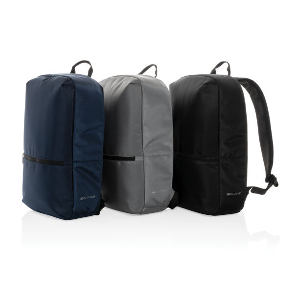 Impact AWARE™ 1200D Minimalist 15.6 inch laptop backpack, anthracite, blue Impact AWARE™ 1200D Minimalist 15.6 inch laptop backpack, anthracite, blue