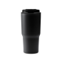 FLIP Thermobeker dubbelwandig, RVS, inhoud 600ml - zwart