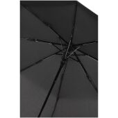 Agnes 21" opvouwbare paraplu met automatische opening van RPET - Zwart Agnes 21" opvouwbare paraplu met automatische opening van RPET - Zwart
