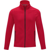 Zelus heren fleece jas - Rood - L Zelus heren fleece jas - Rood - L