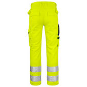 2377 Hi-vis trousers hp geel/zwart D120