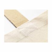 Jute Canvas Shopper (320 g/m²) tas - naturel