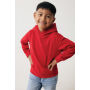 IQONIQ Yengo kids recycled katoen hoodie met steekzakken, rood (910)