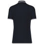 Herenpolo met korte mouwen en contrasterende bies Navy / White S