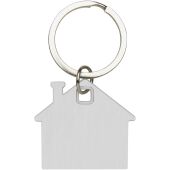 Nook huisvormige sleutelhanger - Wit
