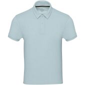 Akoya GRS gerecyclede terry unisex polo - Cloud Blue - 2XS
