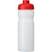 Baseline® Plus 650 ml sportfles met kanteldeksel - Transparent/Rood
