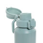 Via RCS Re-steel lockable sport bottle 600ML, groen