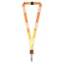 Polyester sublimatie lanyard met vierkante badge reel Polyester sublimatie lanyard met vierkante badge reel