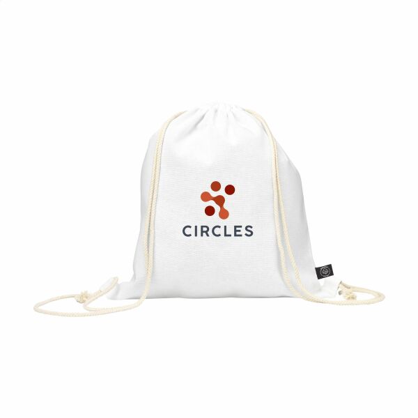 PromoColour GRS Recycled Cotton Backpack (150 g/m²)