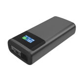 Quantum RCS ultra-fast PD45W 10.000mAh powerbank met scherm, grijs, zwart